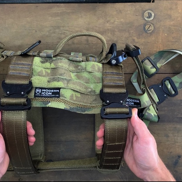 Tactical K9 Rappelling Harness — Strength-Rated Dog Harness